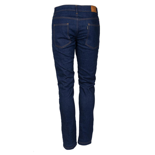 Straight Leg Protective Denim Pants (Jeans) - Blue