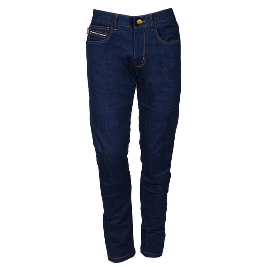 Straight Leg Protective Denim Pants (Jeans) - Blue