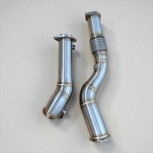 3.5 Inch S58 Race Downpipe For BMW M3 G80, M2 G87, M4 G82, M4 G83