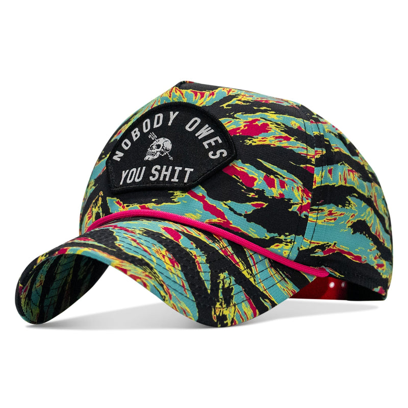 Load image into Gallery viewer, Nobody Owes You Shit Arched Patch Waterproof Weekender Snapback
