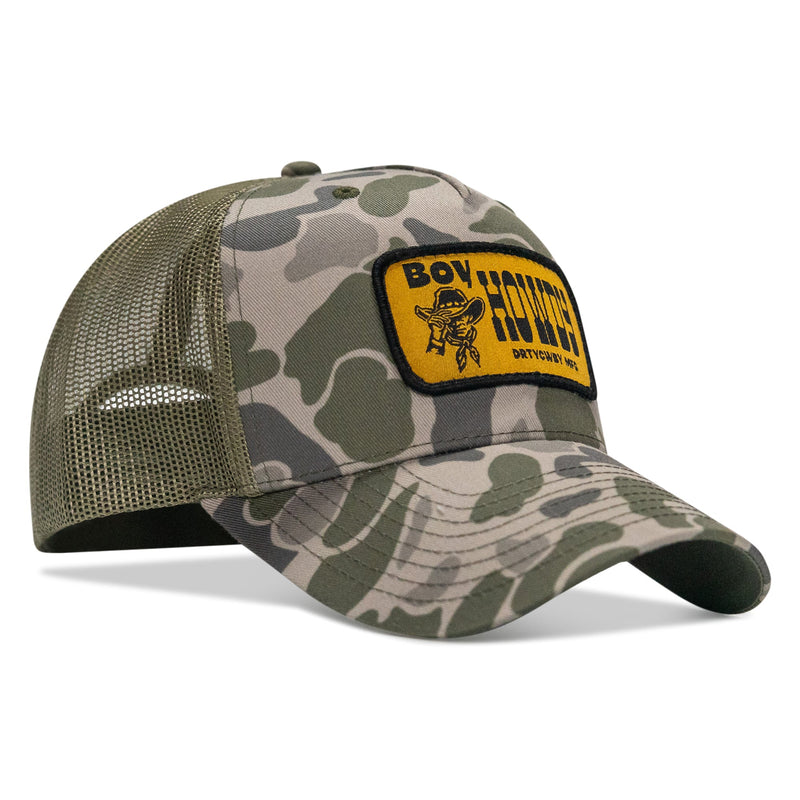 Load image into Gallery viewer, Boy Howdy Western Patch Snapback Hat
