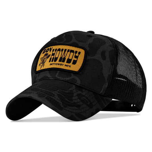 Boy Howdy Western Patch Snapback Hat