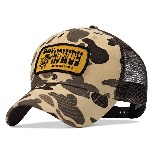 Boy Howdy Western Patch Snapback Hat