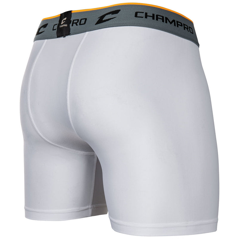 Load image into Gallery viewer, Compression Boxer Short w/Cup - White
