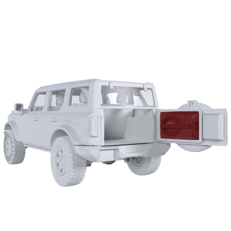 Load image into Gallery viewer, Ford Bronco 6th Gen BRO-BASS Package 12” Subwoofer Enclosure Complete Package
