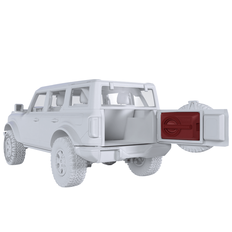 Load image into Gallery viewer, Bronco 6th Gen Tailgate Enclosure RGB LED Lights, 12" Subwoofer &amp; Monoblock Amplifier
