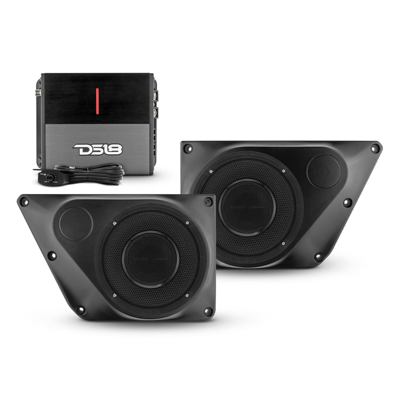 Load image into Gallery viewer, Bronco 6th Gen Rear Door Panels Loaded – Dual 6.5" Coaxial Hybrid Midrange with Amplifier
