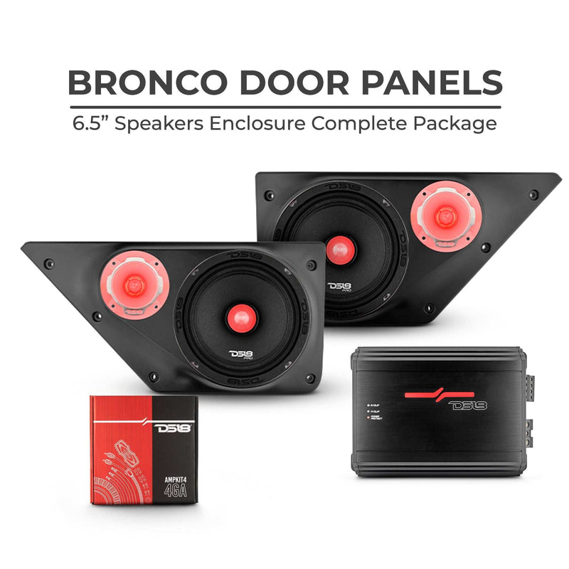 Load image into Gallery viewer, Ford Bronco 6th GEN Loaded Front Door 6.5&quot; Speakers and 3.78&quot; Tweeter Speaker Panels Package - Skoutley Outdoors LLC
