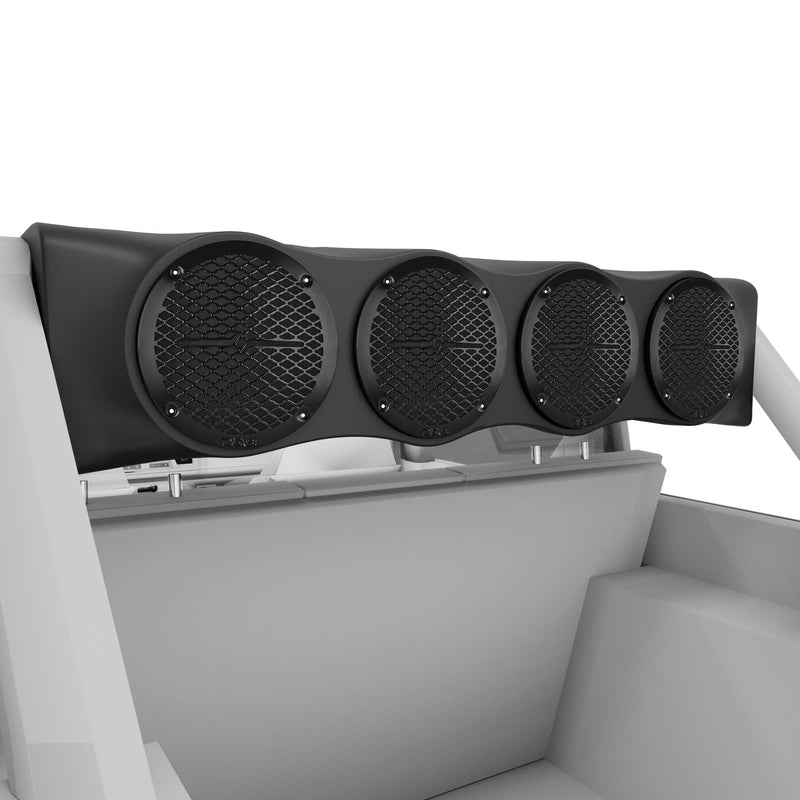 Load image into Gallery viewer, Bronco 6th Gen Rear Overhead Soundbar Loaded – 6x Coaxial Midrange Speakers and Dual Hybrid Tweeters
