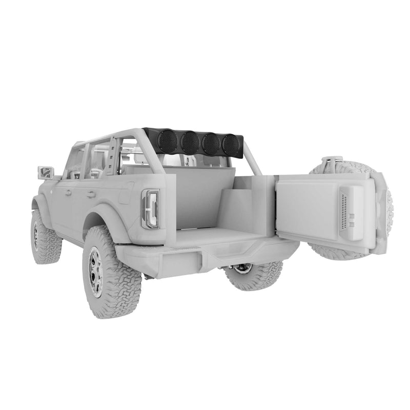 Load image into Gallery viewer, Bronco 6th Gen Rear Overhead Soundbar Loaded – 6x Coaxial Midrange Speakers and Dual Hybrid Tweeters
