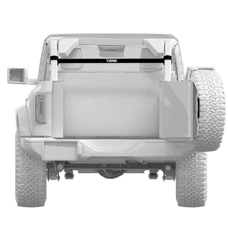 Load image into Gallery viewer, Bronco 6th Gen Mounting Tube Bundle with Dual 8" Marine Tower Speakers with RGB LED Lights
