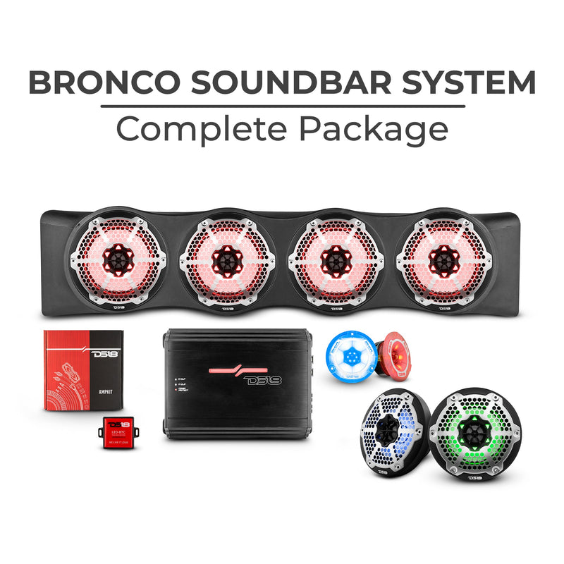 Load image into Gallery viewer, Ford Bronco 6th Gen 4 Door Rear Mount Sound Bar System Complete Package.
