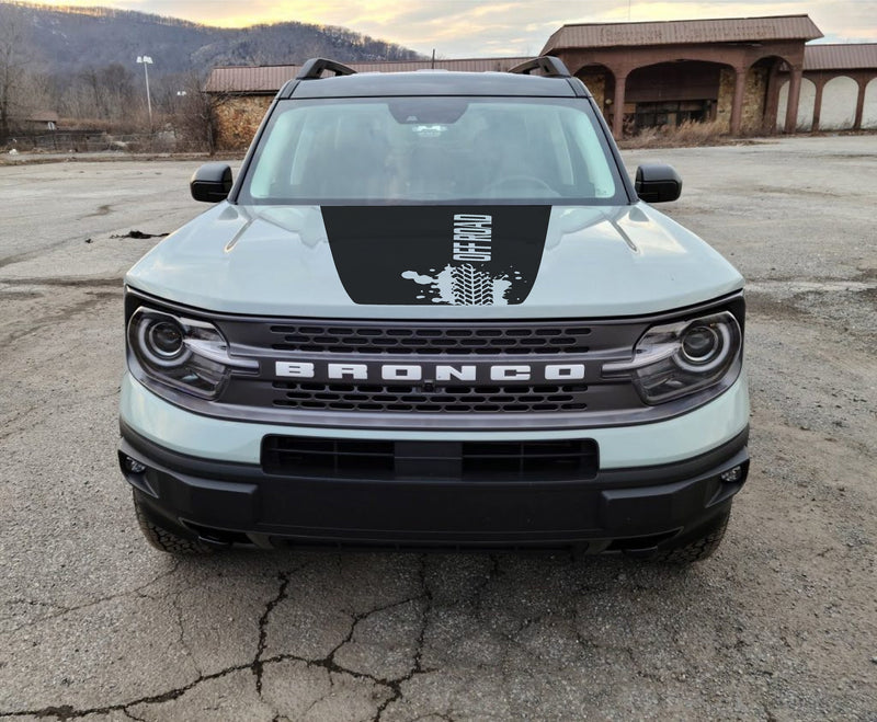 Load image into Gallery viewer, &quot;OFF ROAD&quot; Hood Decal Cover for 2021-2025 Ford Bronco Sport
