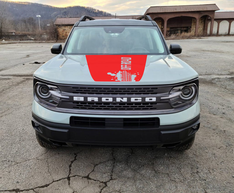 Load image into Gallery viewer, &quot;OFF ROAD&quot; Hood Decal Cover for 2021-2025 Ford Bronco Sport
