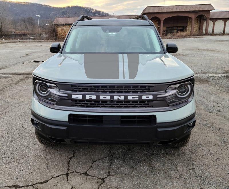 Load image into Gallery viewer, Offset Stripes Hood Decal Cover for 2021-2025 Ford Bronco Sport
