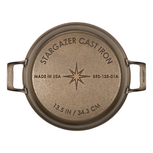 13.5-Inch Cast Iron Braiser