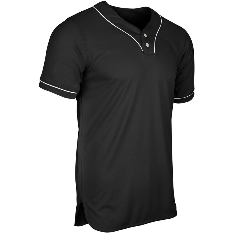 Load image into Gallery viewer, HEATER 2-Button Piped Baseball Jersey
