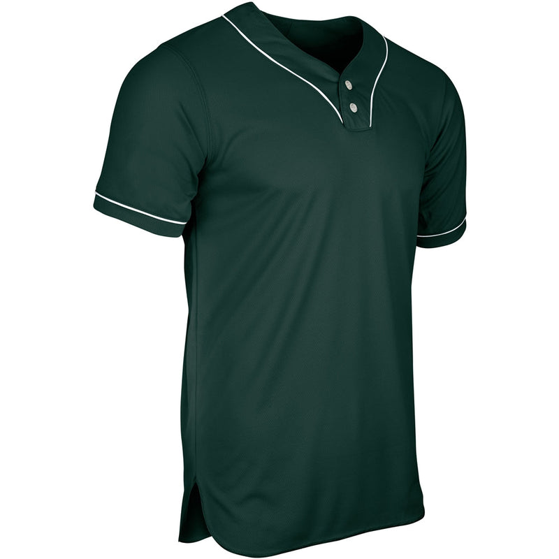 Load image into Gallery viewer, HEATER 2-Button Piped Baseball Jersey
