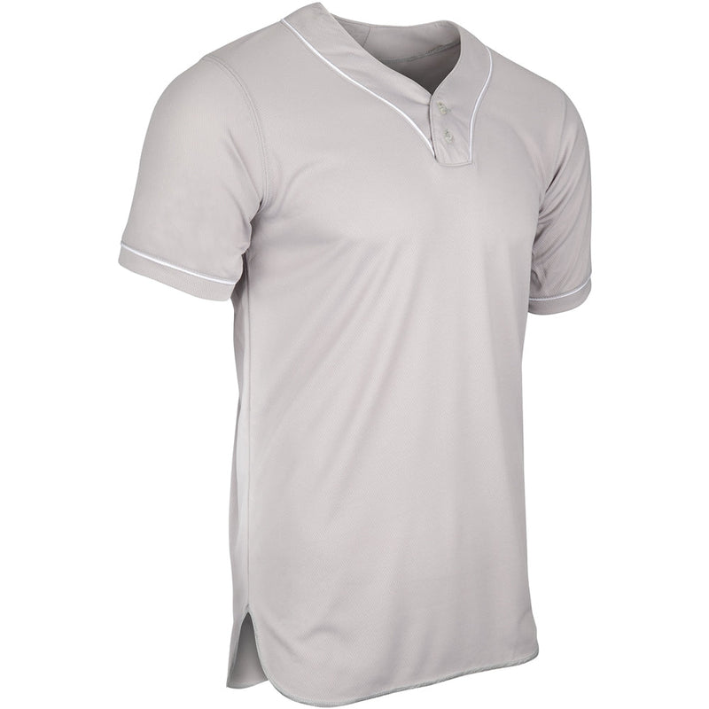 Load image into Gallery viewer, HEATER 2-Button Piped Baseball Jersey
