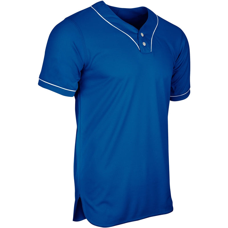 Load image into Gallery viewer, HEATER 2-Button Piped Baseball Jersey
