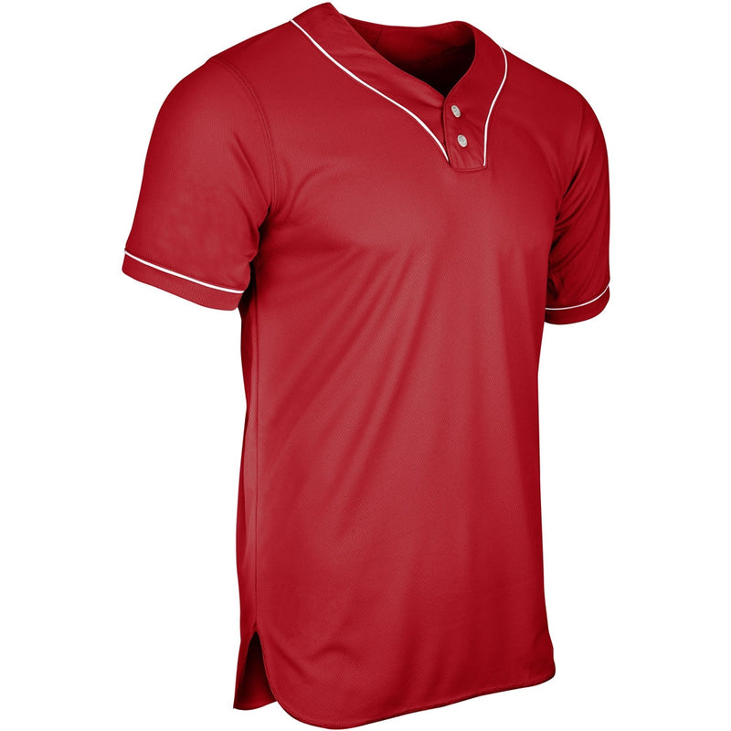 Load image into Gallery viewer, HEATER 2-Button Piped Baseball Jersey
