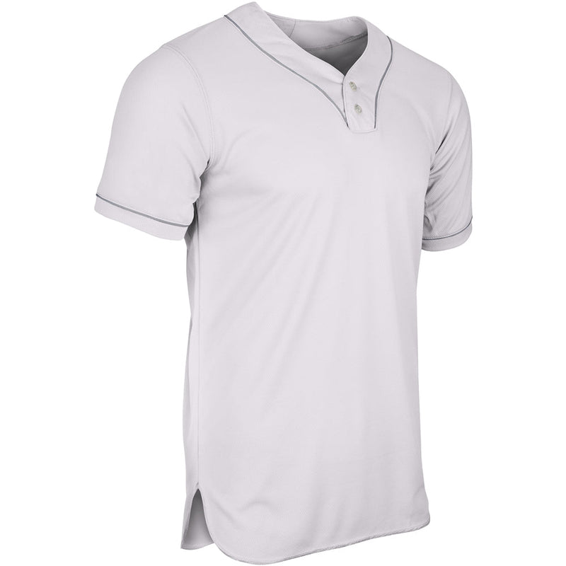 Load image into Gallery viewer, HEATER 2-Button Piped Baseball Jersey
