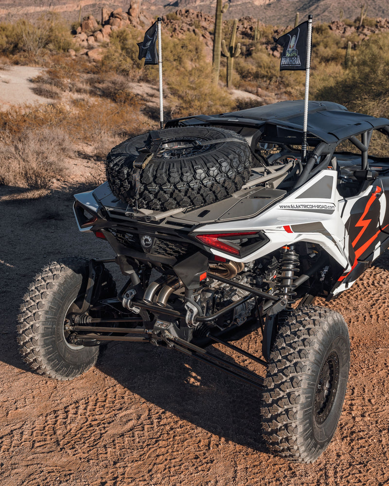 Load image into Gallery viewer, 2024 to Current Can-am Maverick R Volt Tire Rack for Volt Baja Box
