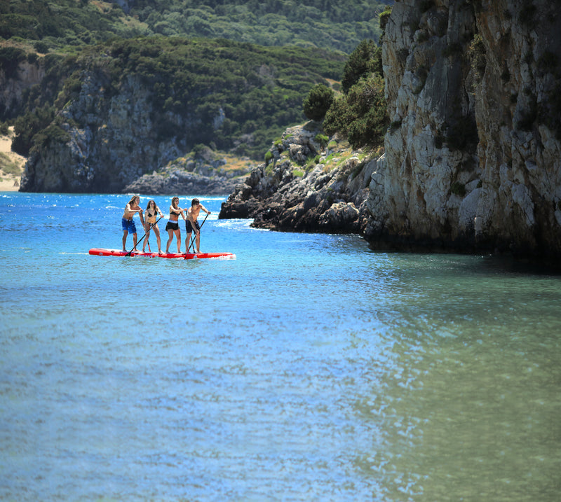 Load image into Gallery viewer, Aqua Marina AIRSHIP RACE 22'0" Inflatable Paddle Board Multi-person SUP
