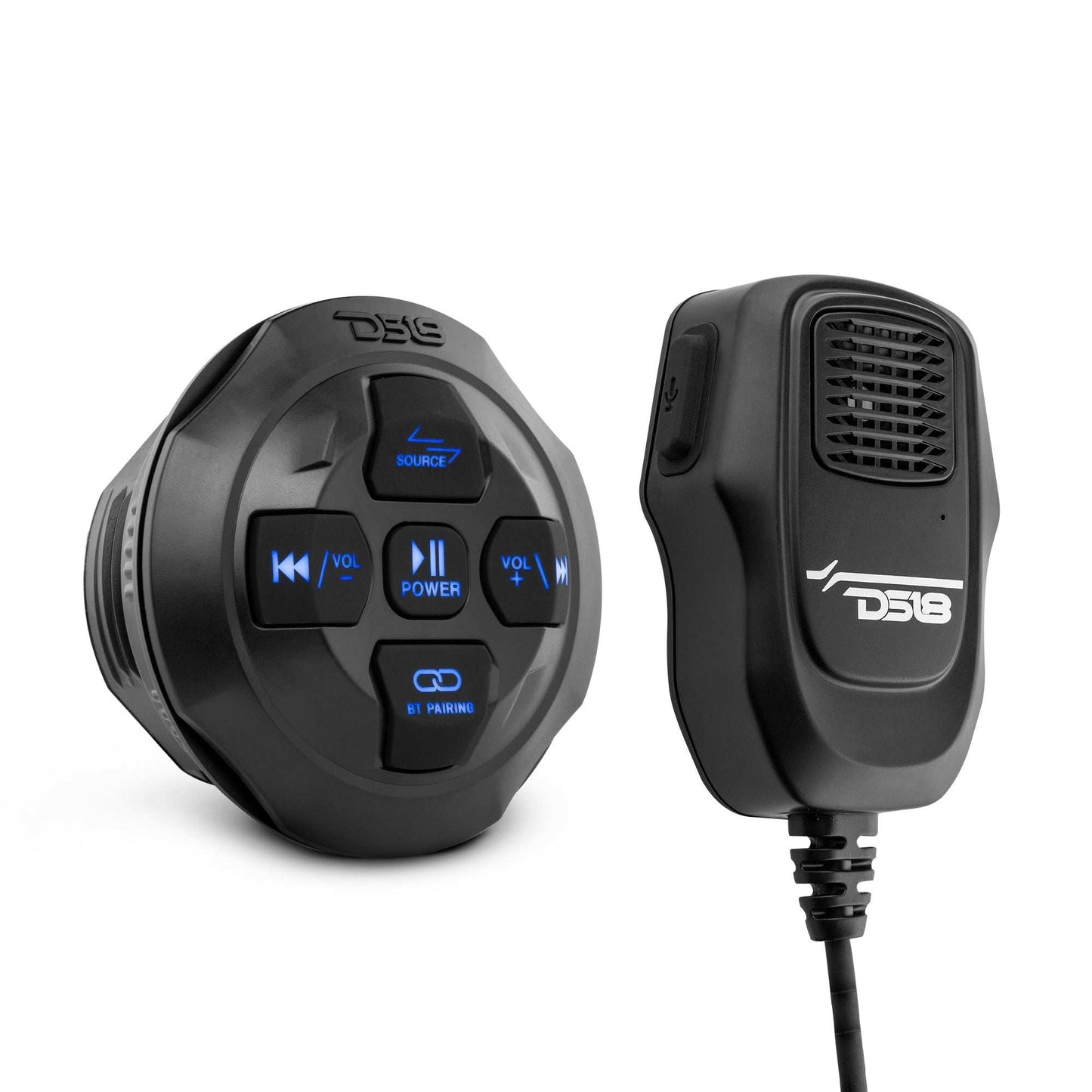 Marine And Powersports Waterproof Bluetooth Audio Receiver With Controls and Micrphone - Skoutley Outdoors LLC