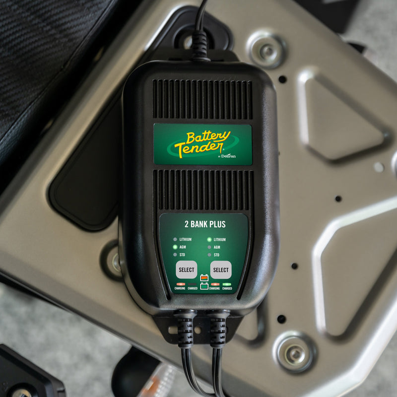 Load image into Gallery viewer, Battery Tender® 2-Bank 12V 1.25 Amp Battery Charger and Maintainer
