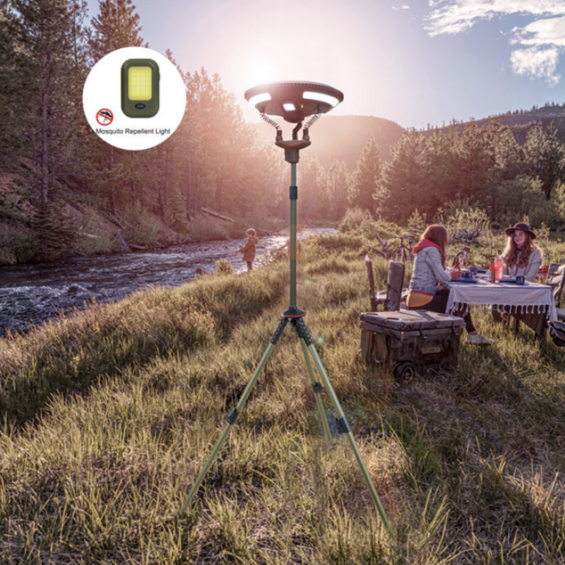 Load image into Gallery viewer, TRU De-LIGHT | Multipurpose Singing Music Solar LED Light | Garden, Camping Portable Light, Strong Bluetooth Speaker | Main Light + 3 Independent Detachable Multi Mode Lights
