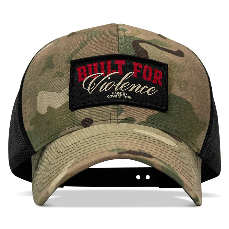 Load image into Gallery viewer, Built For Violence Patch Snapback Hat
