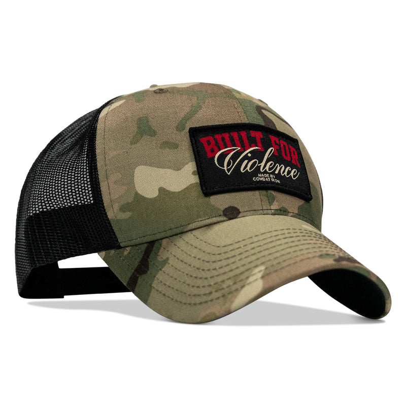 Load image into Gallery viewer, Built For Violence Patch Snapback Hat

