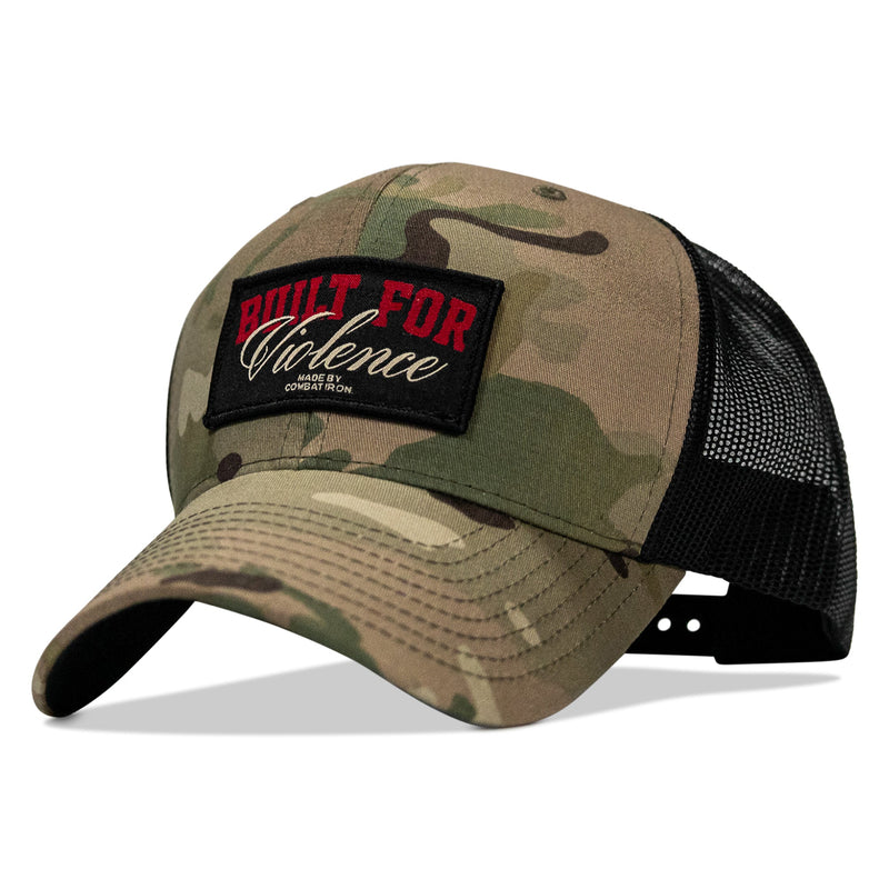 Load image into Gallery viewer, Built For Violence Patch Snapback Hat
