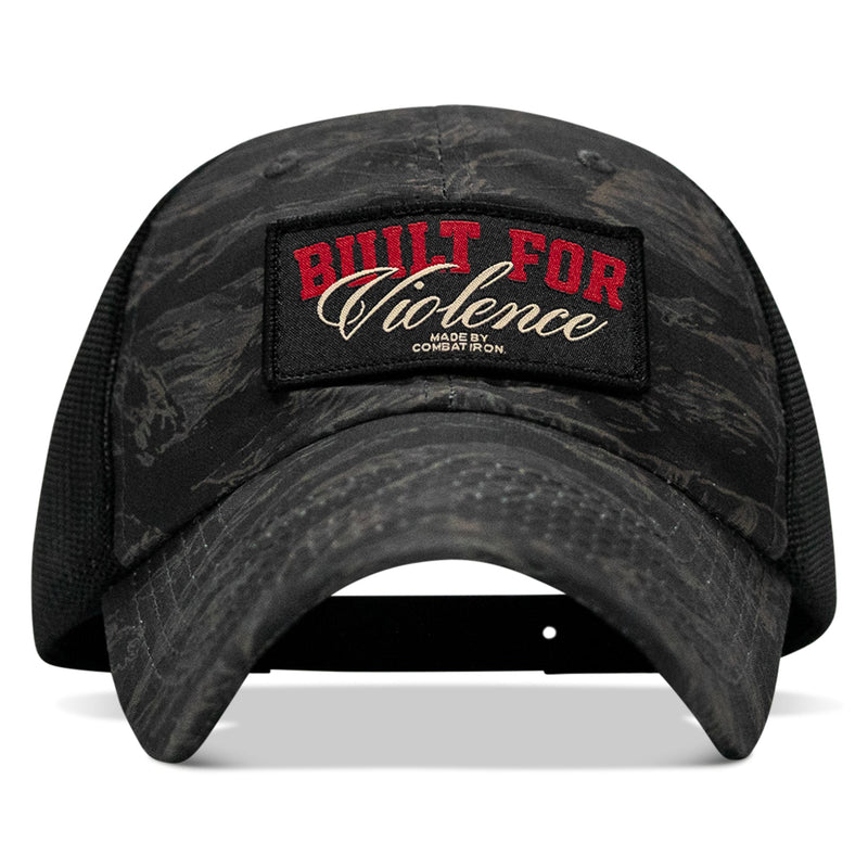 Load image into Gallery viewer, Built For Violence Tactical Ripstop Mesh Snapback Hat

