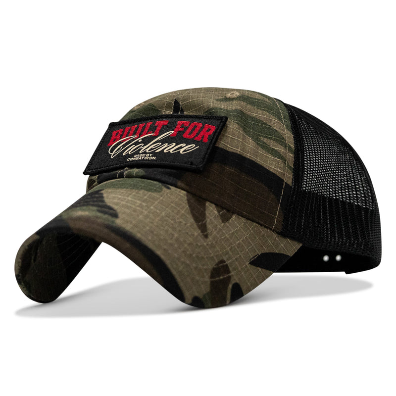 Load image into Gallery viewer, Built For Violence Tactical Ripstop Mesh Snapback Hat
