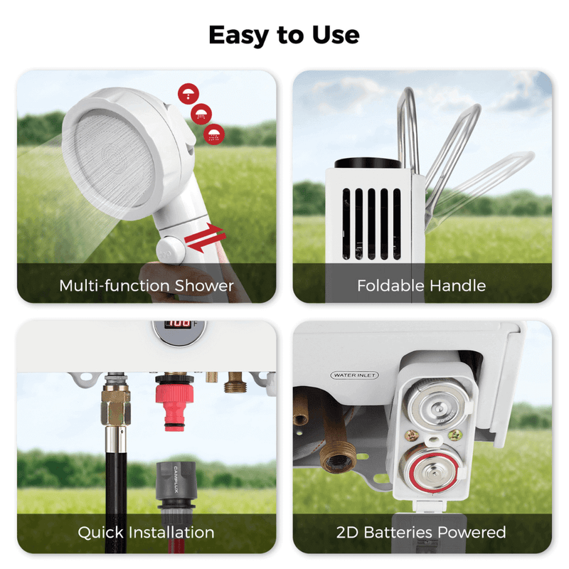 Load image into Gallery viewer, Camplux BW158 Camping Water Heater Propane
