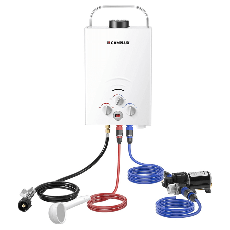 Load image into Gallery viewer, Camplux BW158P60 Camping Water Heater With Pump Kit
