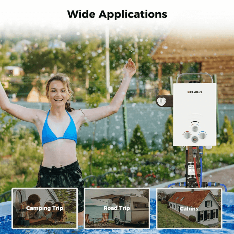 Load image into Gallery viewer, Camplux BW158P60 Camping Water Heater With Pump Kit
