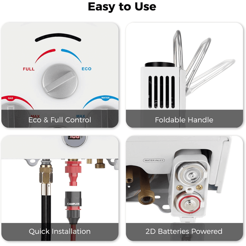 Load image into Gallery viewer, Camplux BW158P60 Camping Water Heater With Pump Kit
