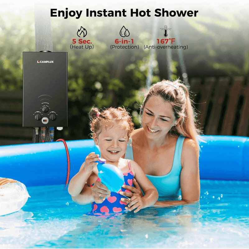 Load image into Gallery viewer, Camplux BW264B Camping Water Heater Propane
