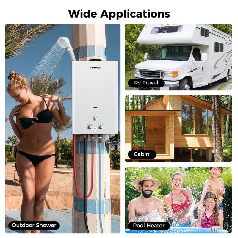 Load image into Gallery viewer, Camplux BW422 Camping Water Heater Propane
