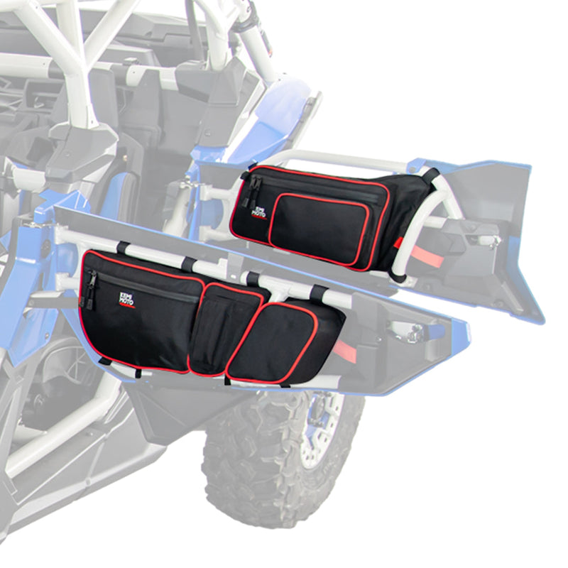 Load image into Gallery viewer, Front and Rear Door Bags for Can-Am Maverick X3 Max - Red
