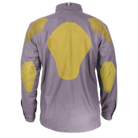 Protective Flannel Shirt - Grey Solid