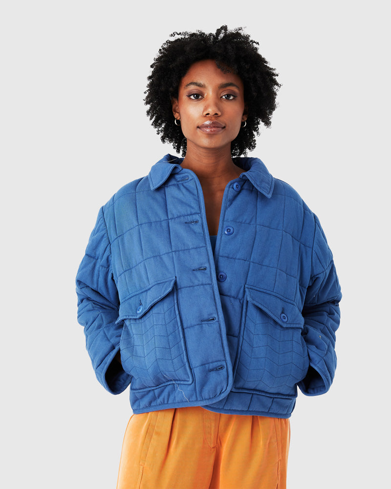 Load image into Gallery viewer, Organic Cotton Puffer Jacket
