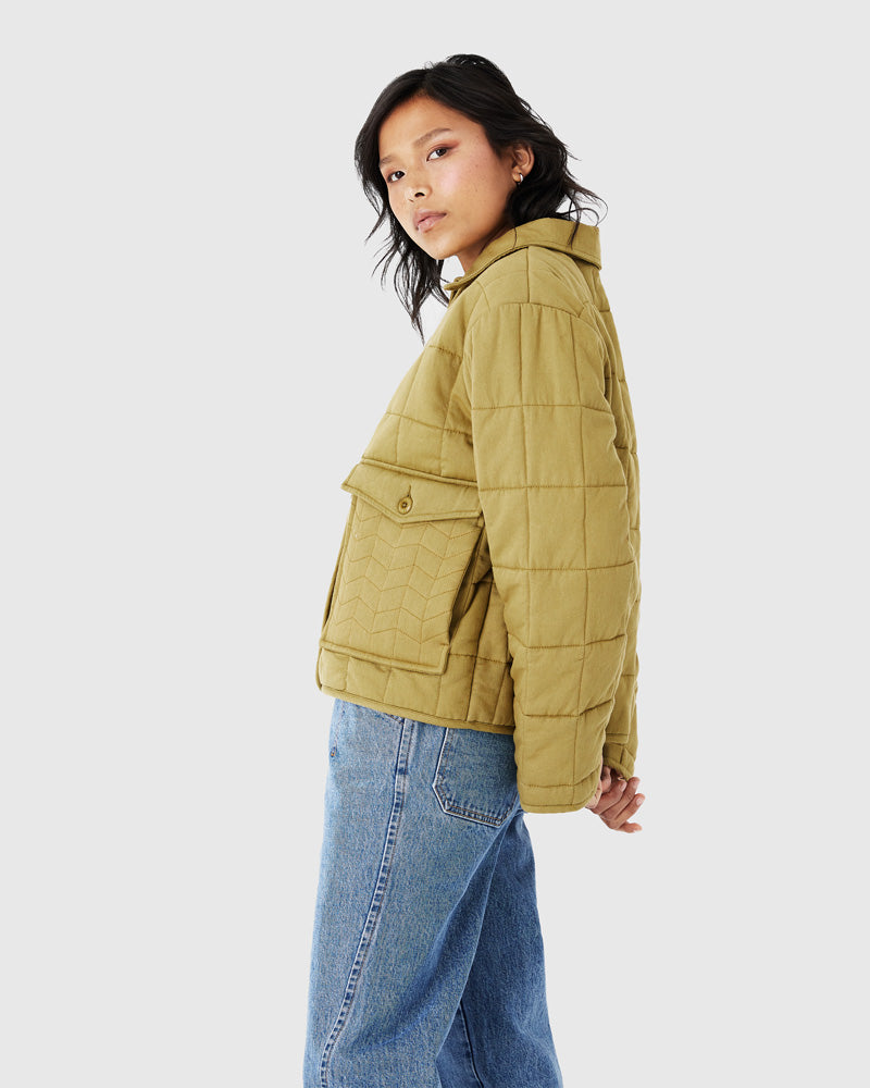 Load image into Gallery viewer, Organic Cotton Puffer Jacket
