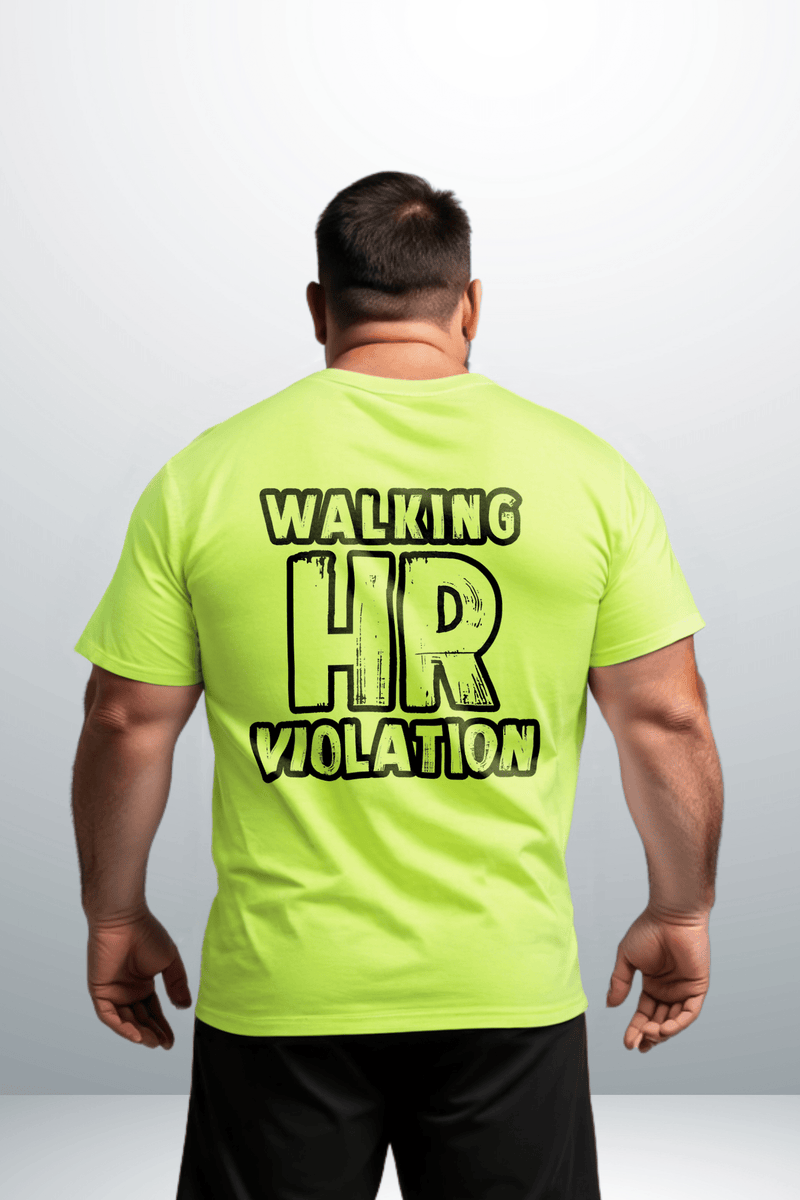 Load image into Gallery viewer, HR Violation - Safety Yellow T-Shirt
