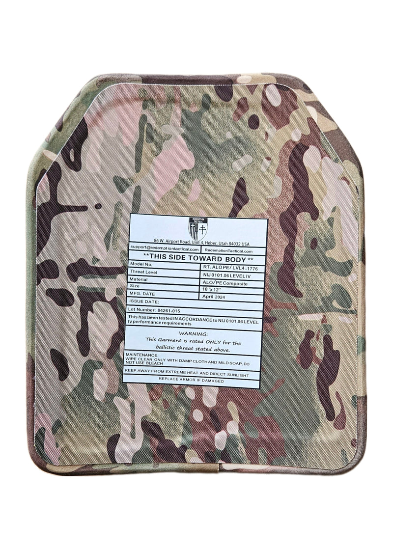 Load image into Gallery viewer, Redemption Tactical CRUSADER 2.0® V4 ARMOR FULL KIT COMBO PACKAGE LIGHTWEIGHT LEVEL IV  (2) 10x12 Front/Back Plates (2) 6x8 Side Plates (Level IV)
