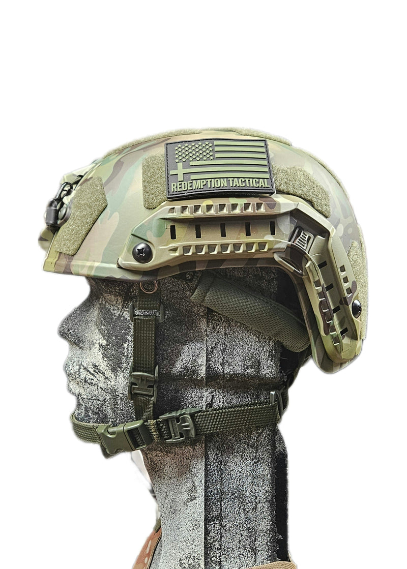 Load image into Gallery viewer, Ballistic Helmet RT2 High Cut Helmet: Tested to LEVEL IIIA (Included Arc Rails, Padding, Straps)
