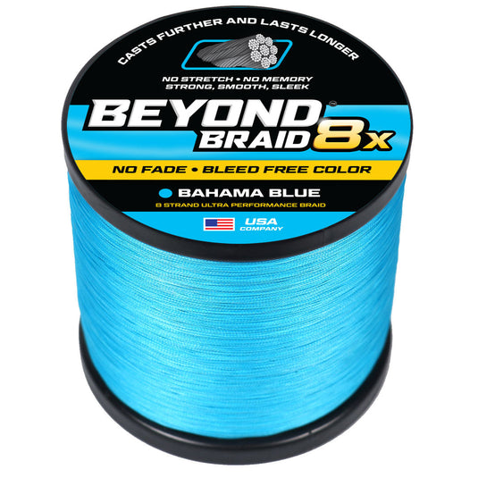 Bahama Blue 8X- No Fade- Ultra Performance 8 Strand